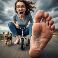 Result 5 for Wacky Tricycle Rides AI Photo Editing Prompt