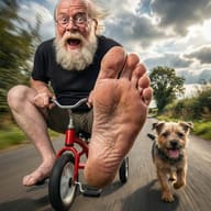 Result 4 for Wacky Tricycle Rides AI Photo Editing Prompt
