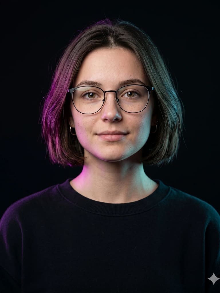Split-light Portrait 3d Animation (Variation 2)