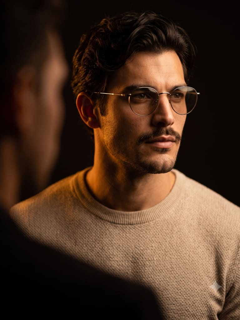 Chiaroscuro Gaze