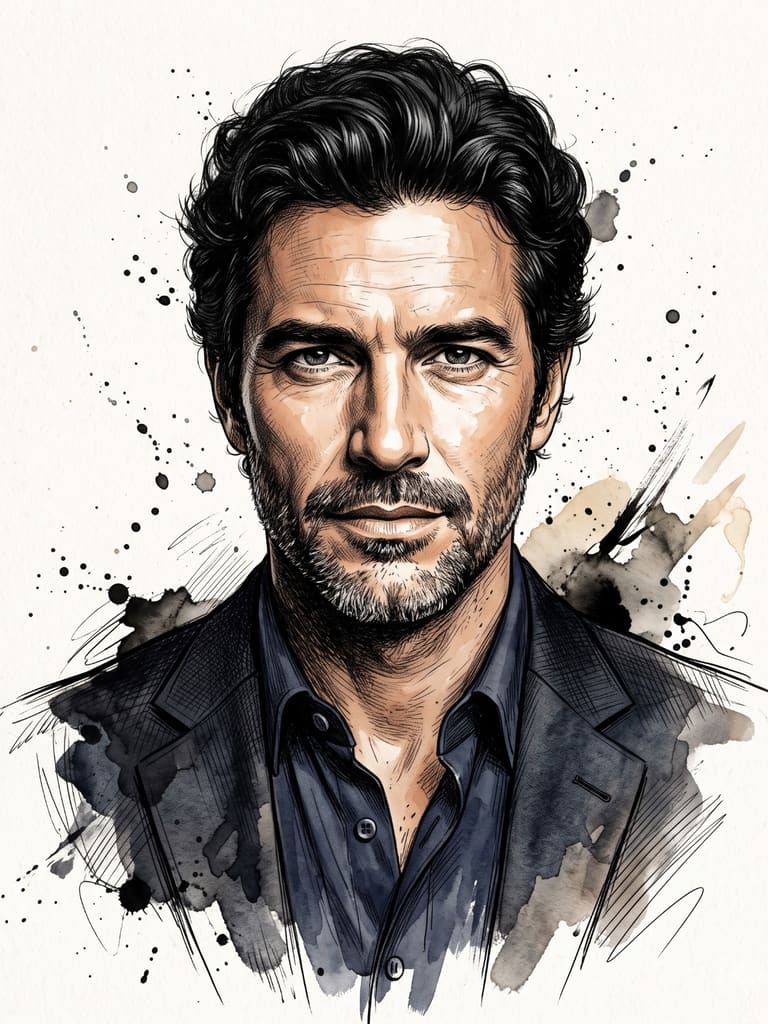 Watercolor Visage