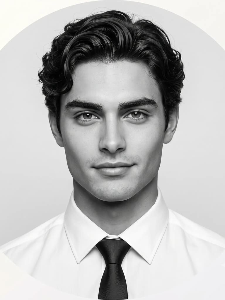 Modern Business Profile Portrait (Variation 2)