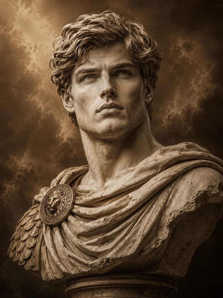 Roman Bust Image Ai Art (Variation 1)