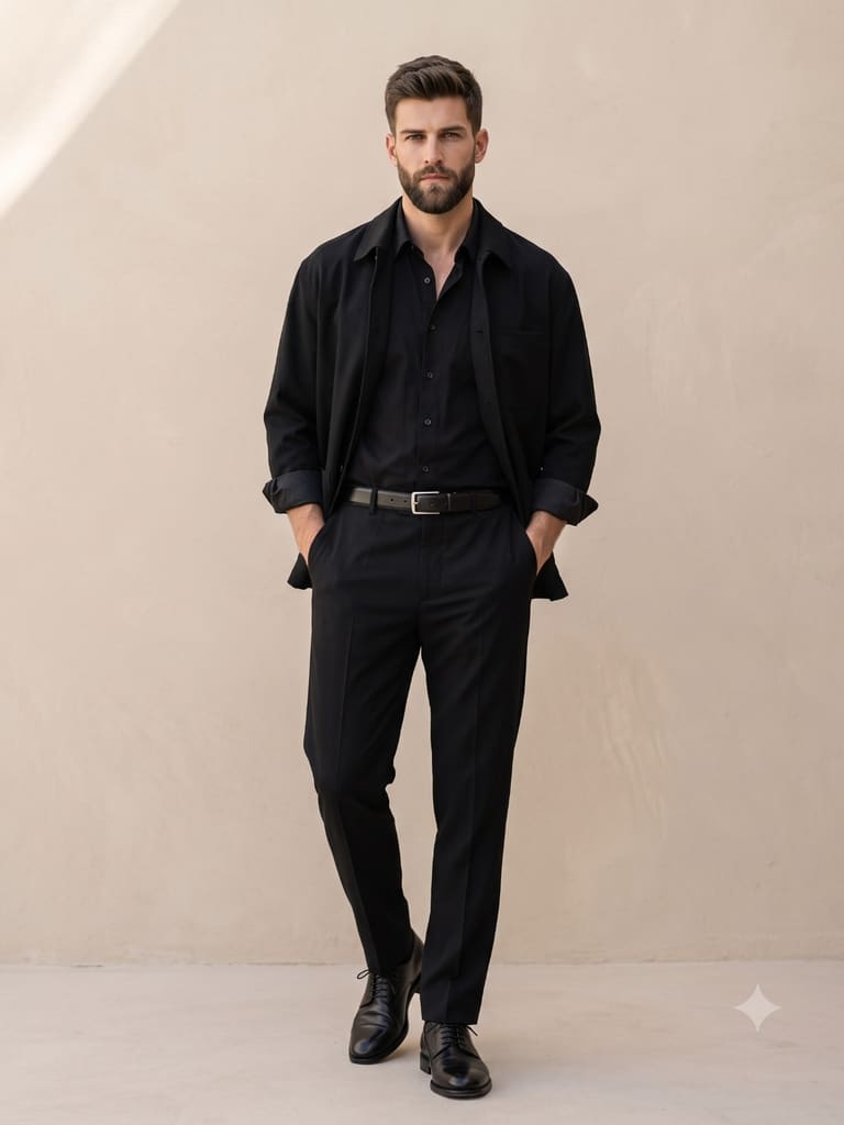 Minimalist Men's Fashion Portrait