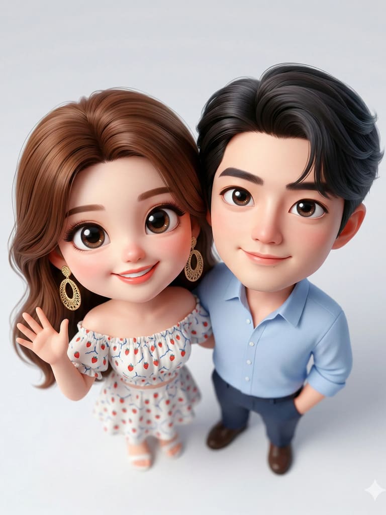 Chibi-inspired Couple 3d Animation (Variation 2)
