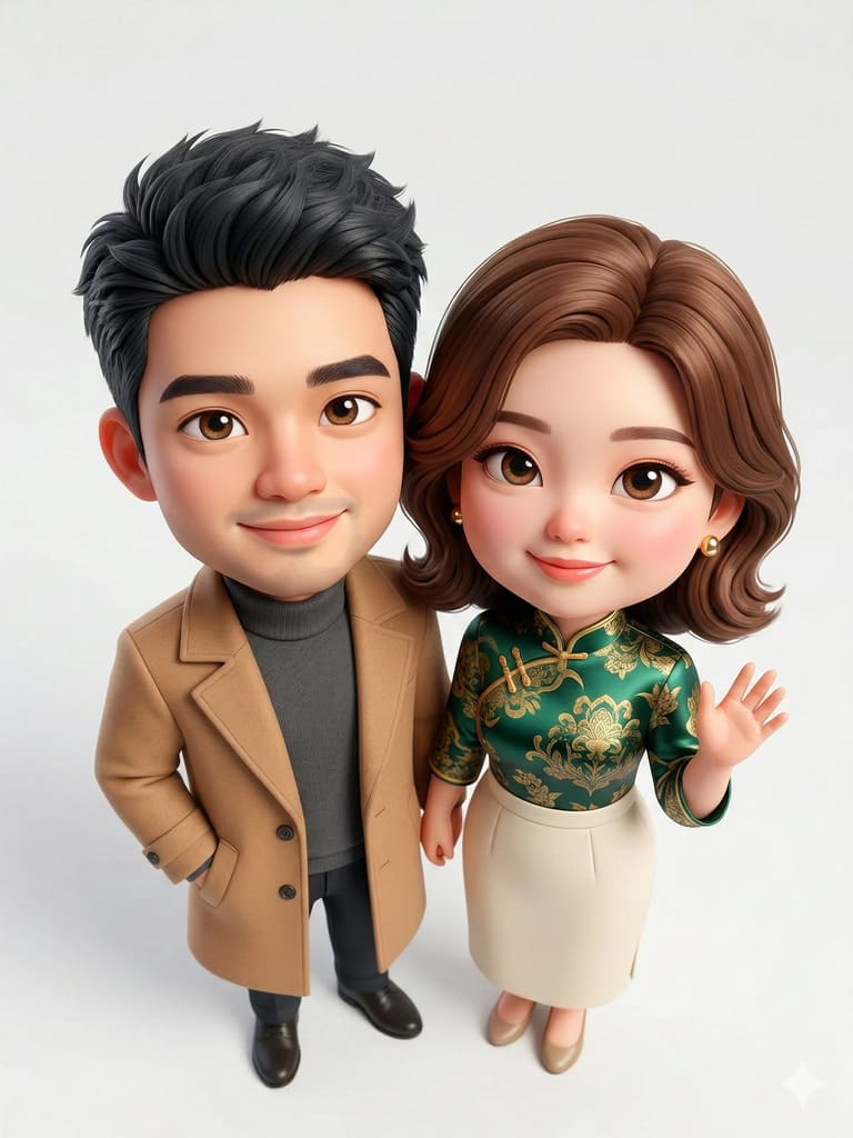 Chibi-inspired Couple 3d Animation (Variation 4)