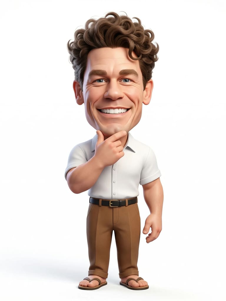 Smiling 3D Caricature