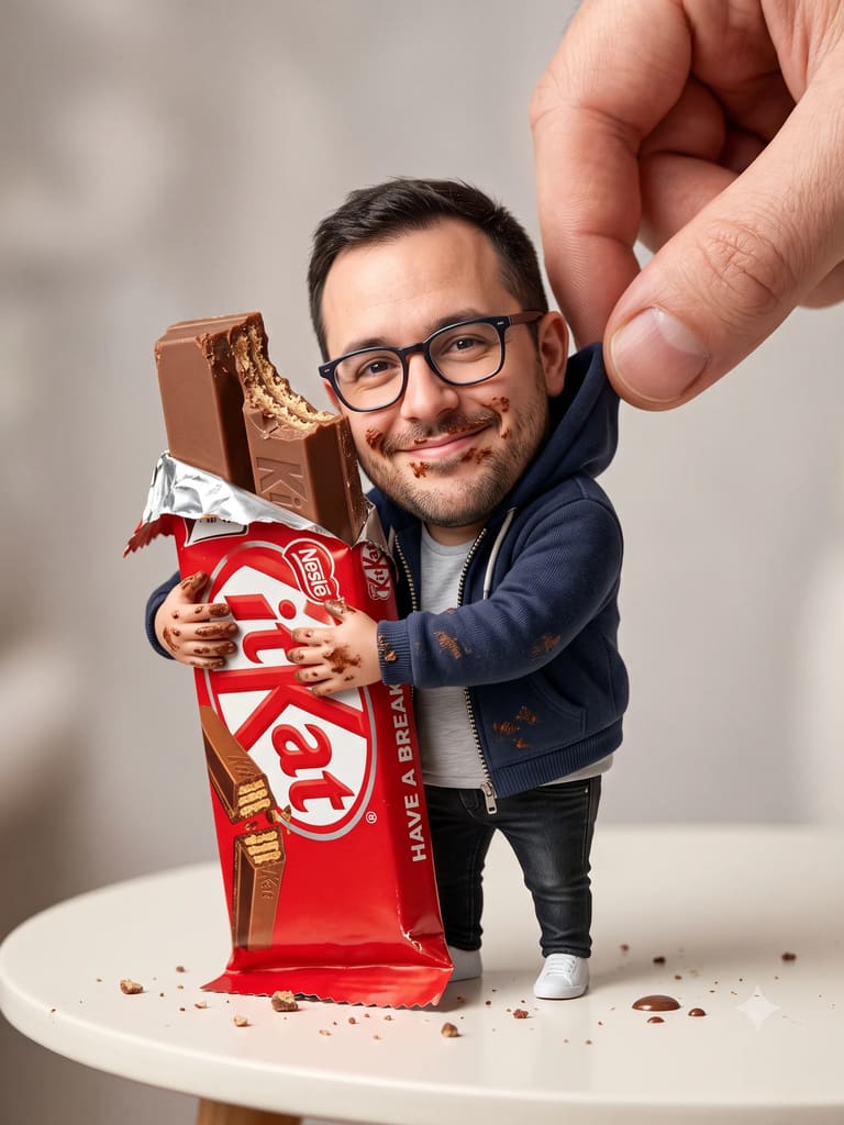 A Miniature with Chocolate