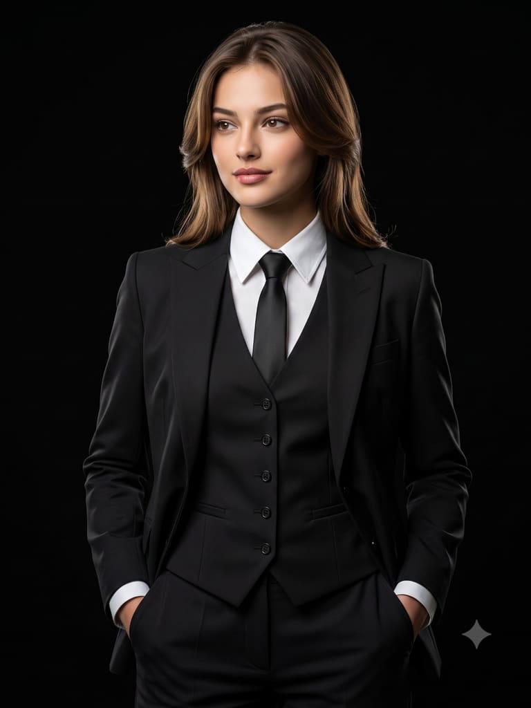 The Modern Power Suit Portrait (Variation 3)