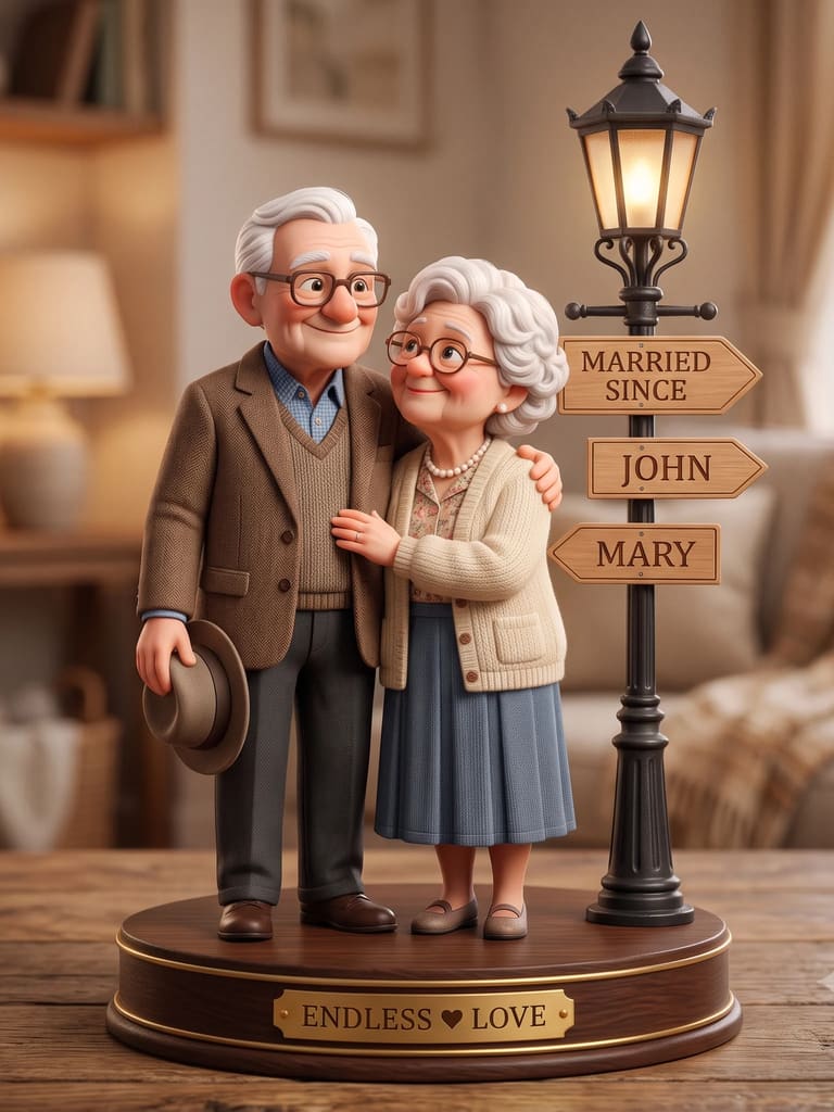3d Couple Miniature 3d Illustration (Variation 3)