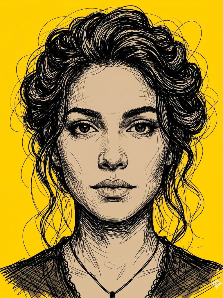 The Scribble Sketch Portrait (Variation 2)