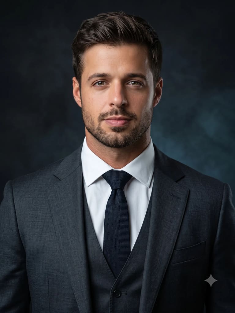 Executive Studio Portrait Business Portrait (Variation 5)