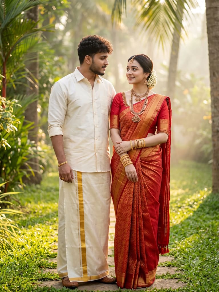Traditional Kerala Couple