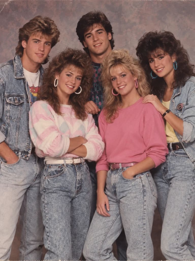 80s Best Friends Studio Photo (Variation 6)