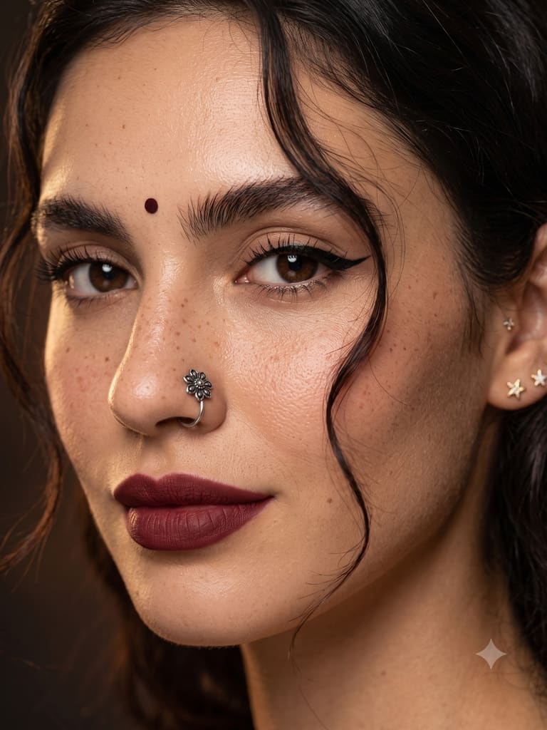 The Floral Nose Pin