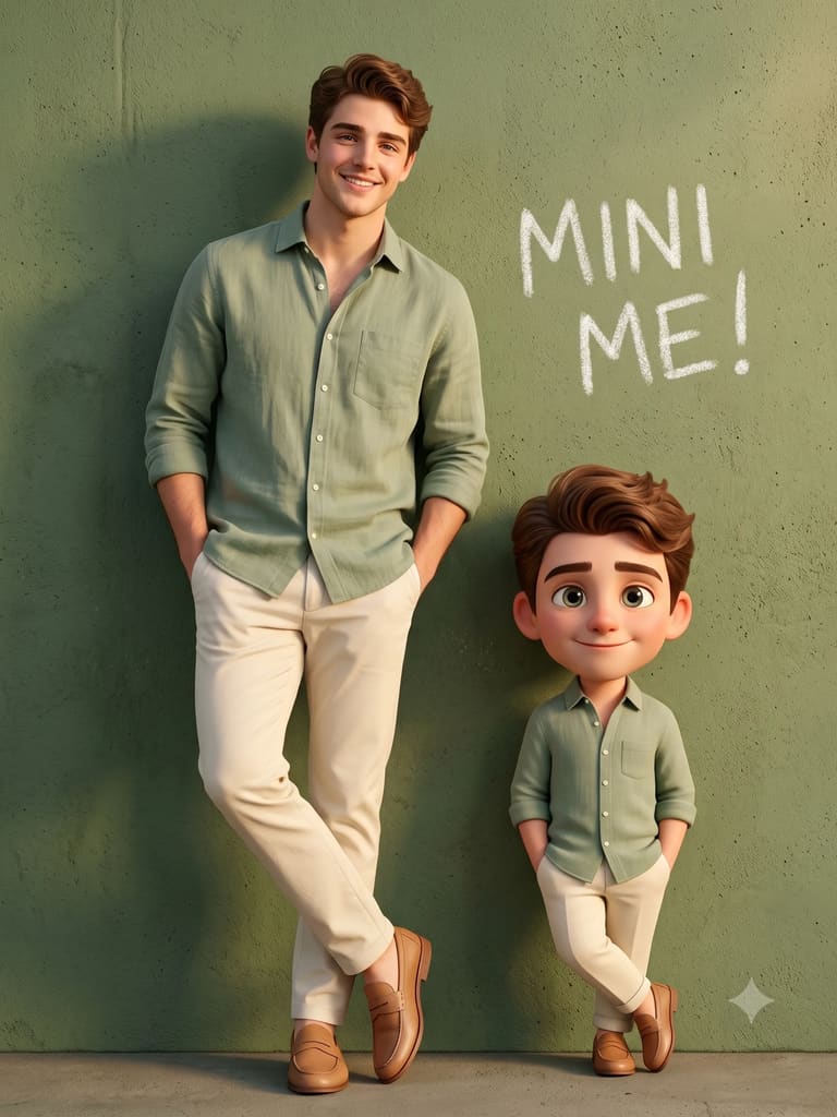 The "mini Me" Wall Portrait (Variation 3)