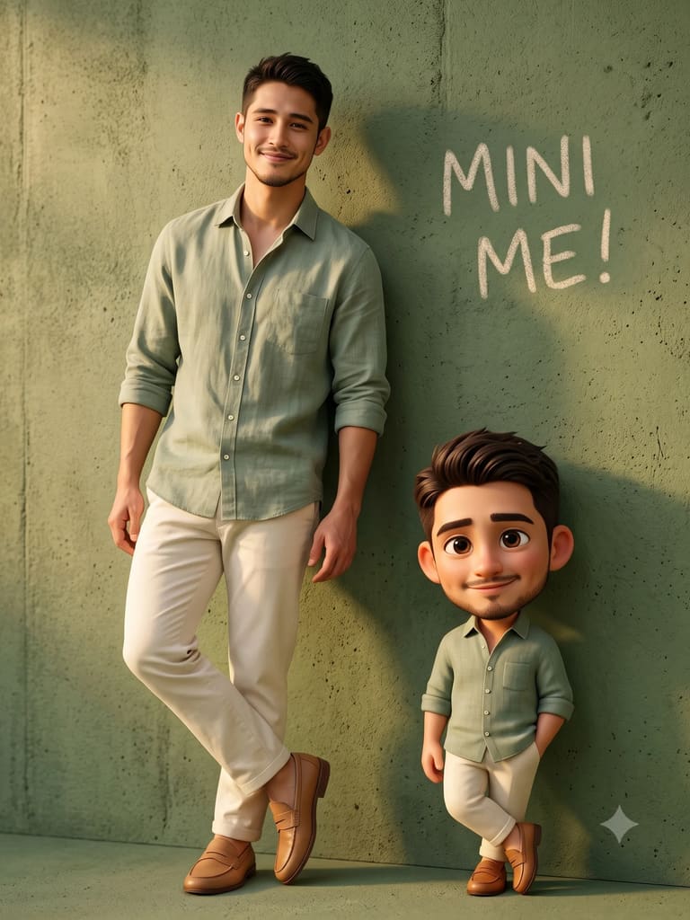 The "mini Me" Wall Portrait (Variation 4)