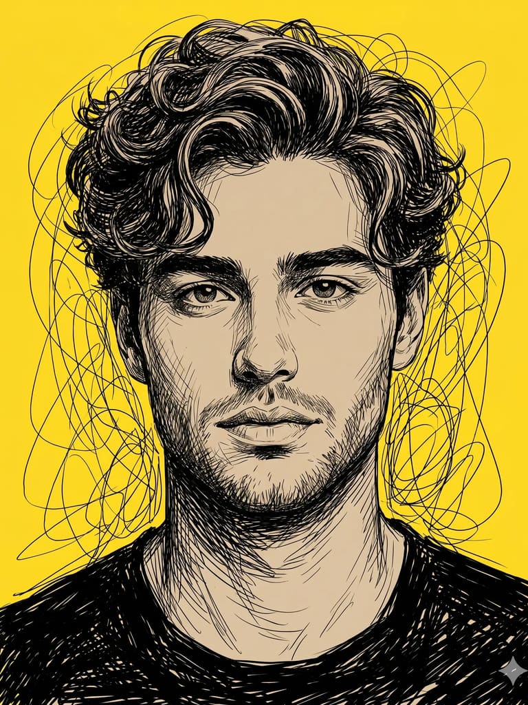 The Scribble Sketch Portrait