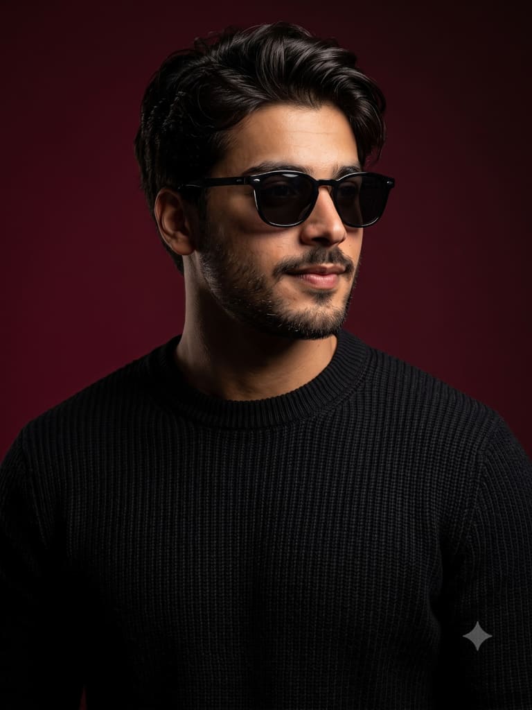 Profile in Maroon Studio