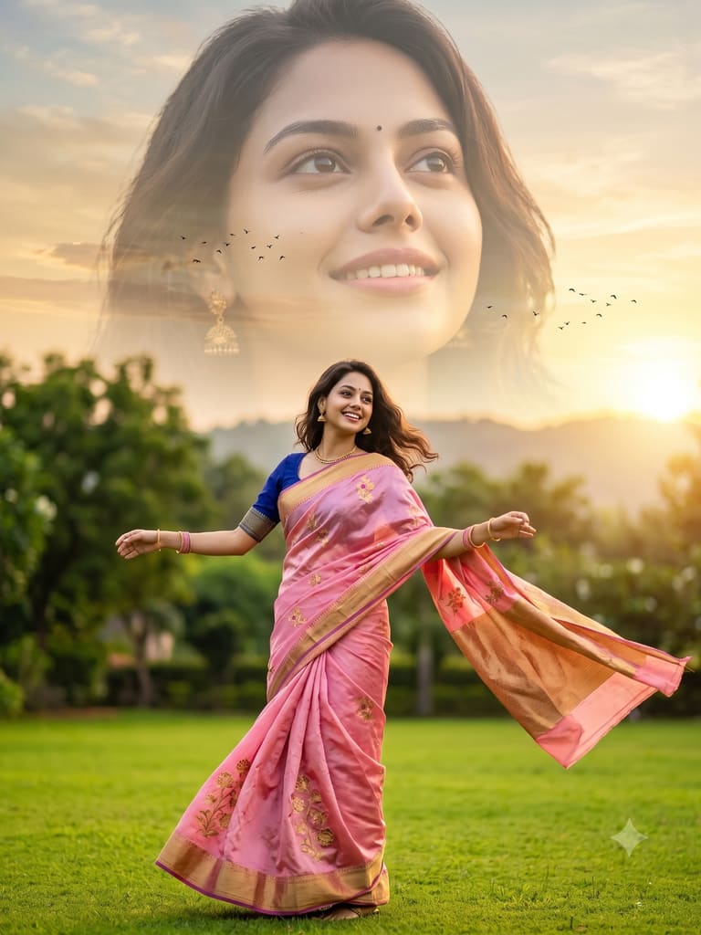 Dreams in Pink Silk Saree
