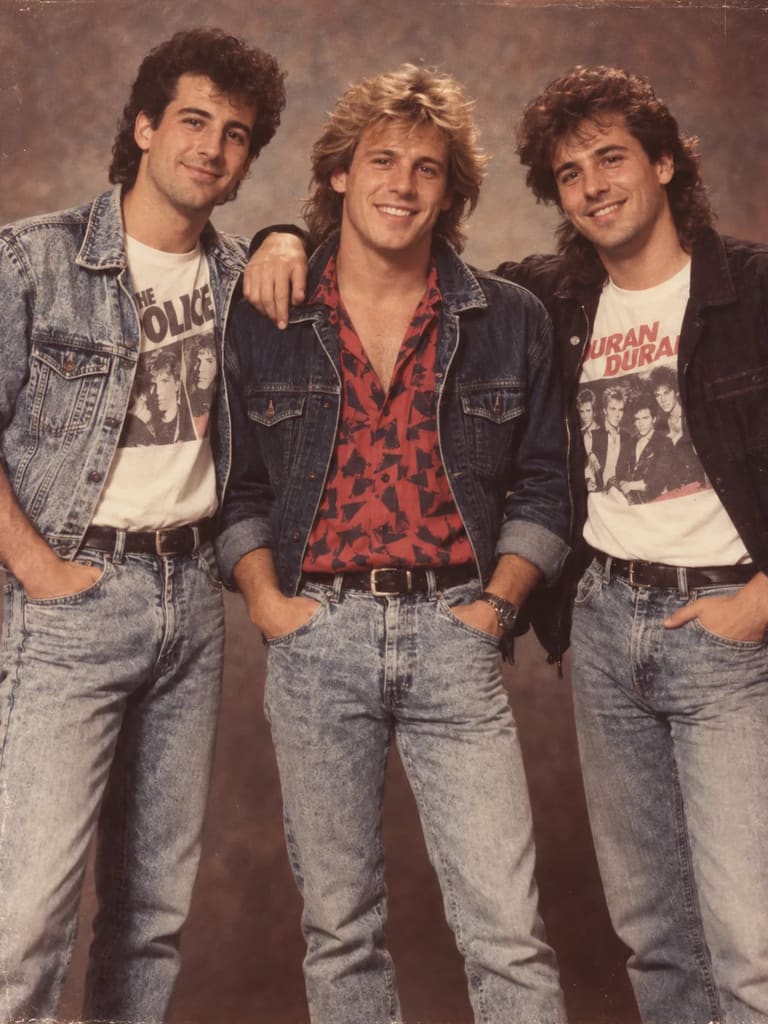 80s Best Friends Studio Photo (Variation 3)