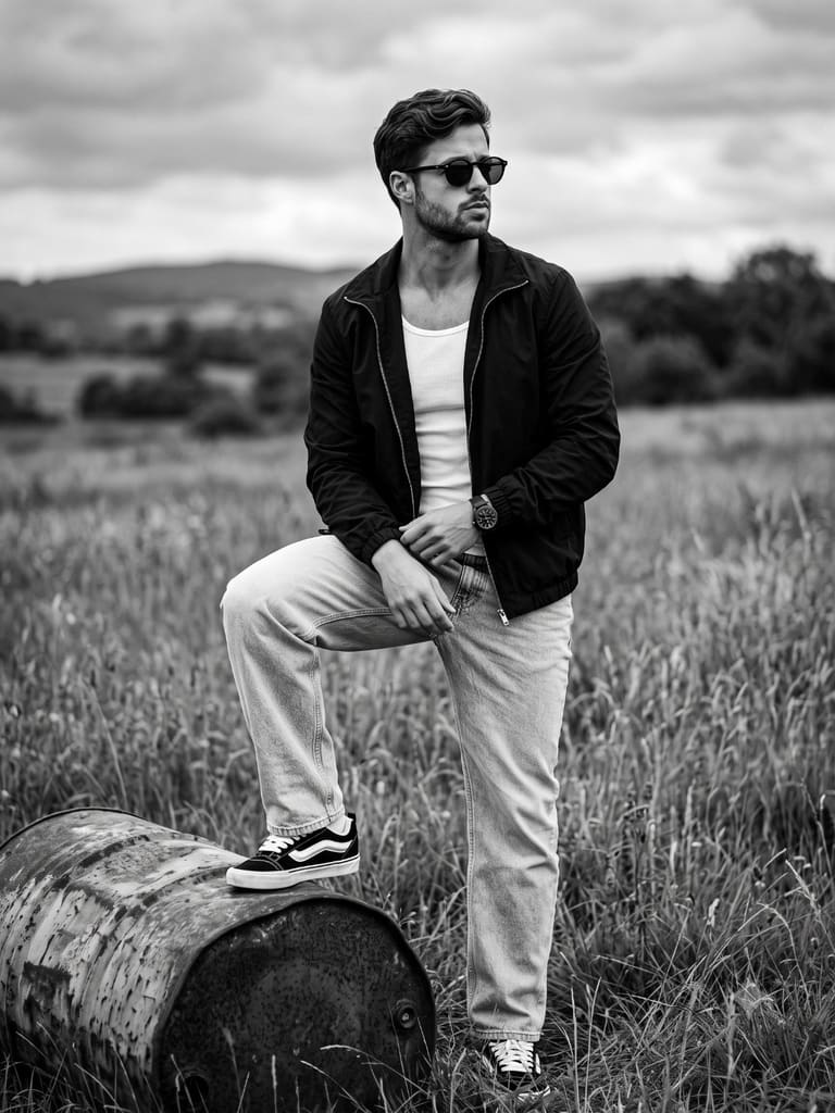 Vintage Casual Portrait