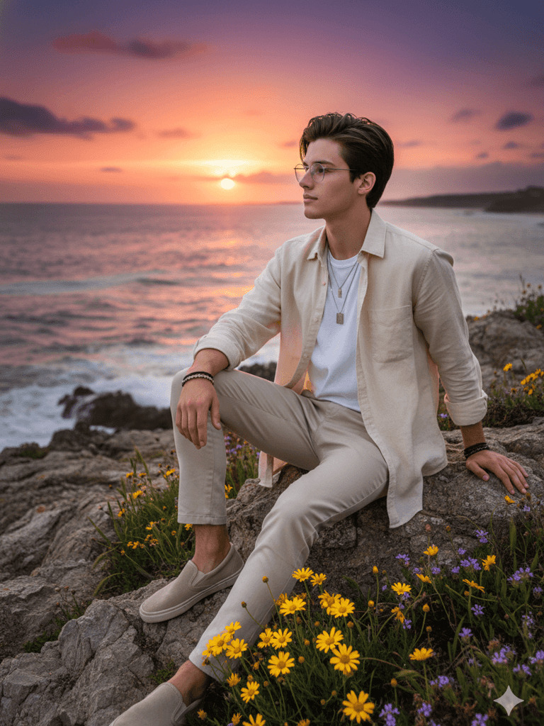 Violet Skies & Ocean Eyes