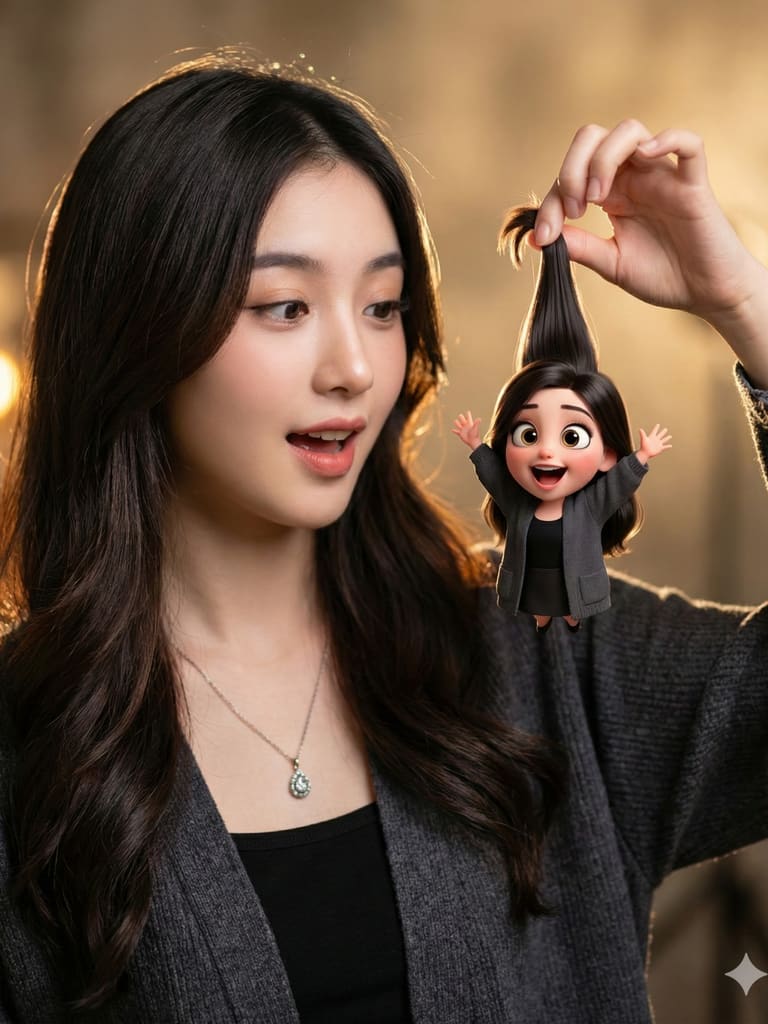 Meet Mini-me 3d Caricature Portrait (Variation 5)