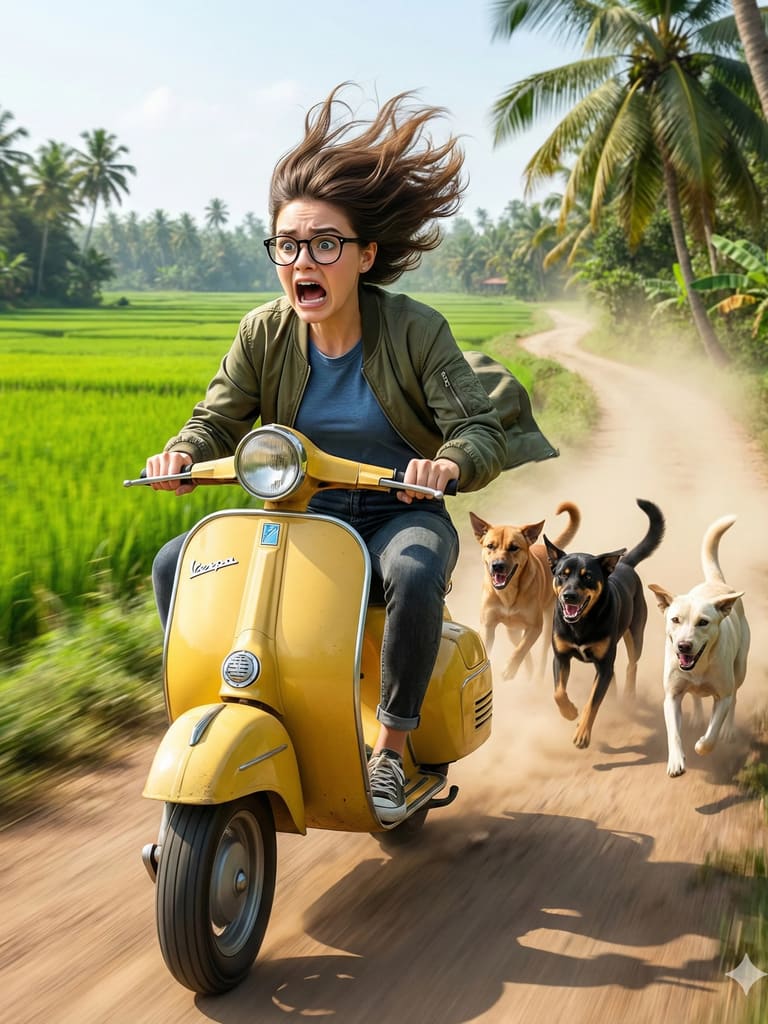 Yellow Scooter Escape