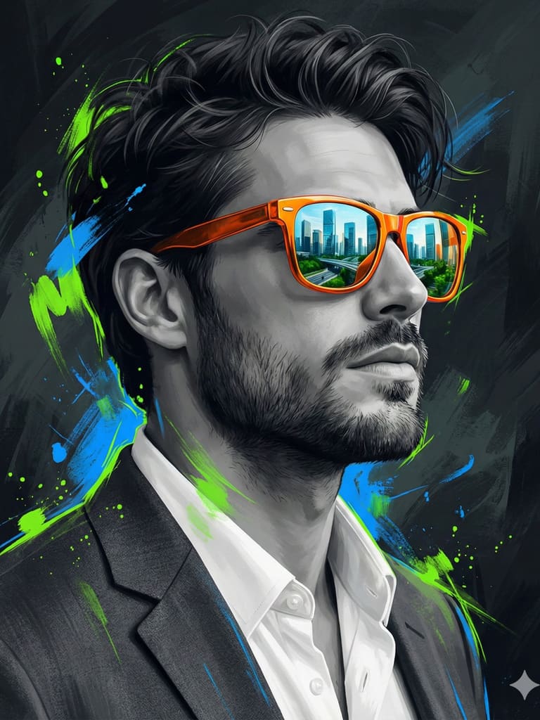 Splashed Reality Concept Art (Variation 2)