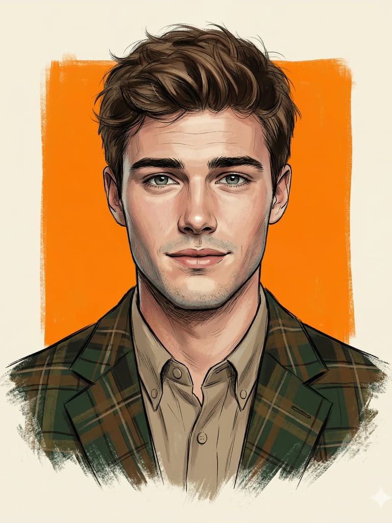 Rustic Refinement Illustration (Variation 2)