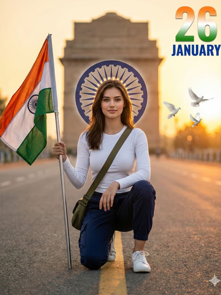 Pride in the Tricolor Portrait (Variation 2)