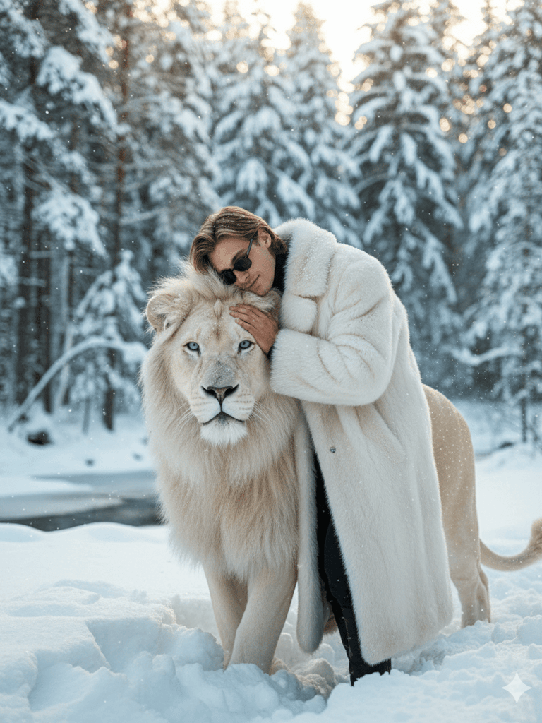 The Winter King and His Guardian Portrait (Variation 1)