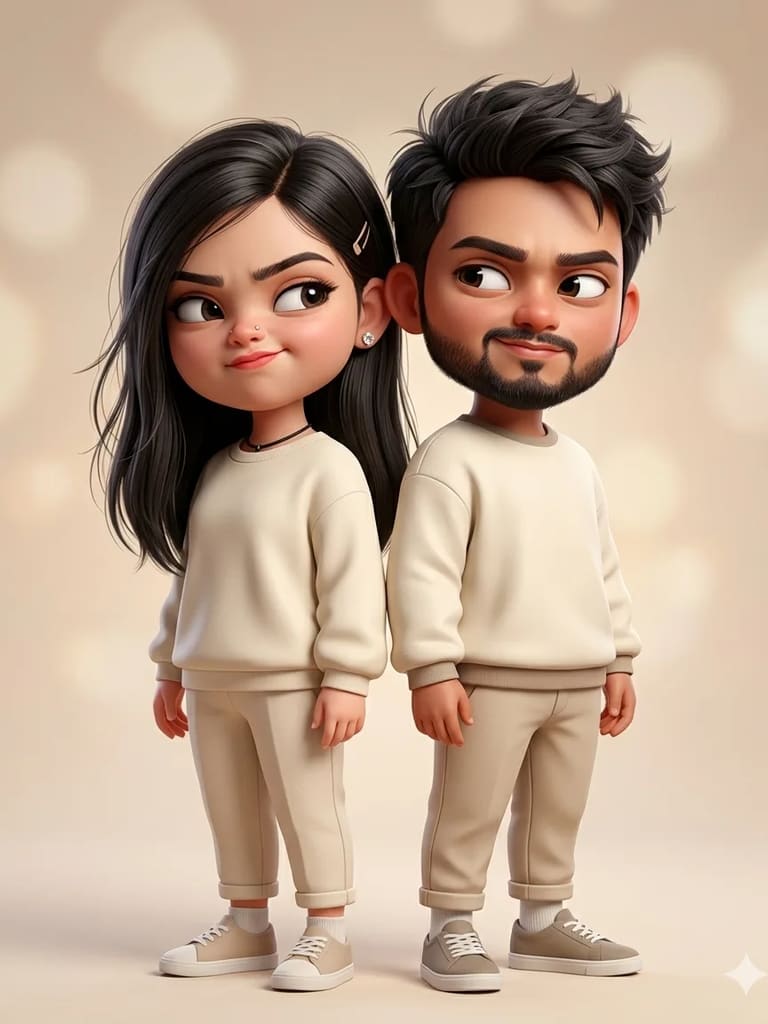 The Smirking Pair 3d Animation (Variation 2)