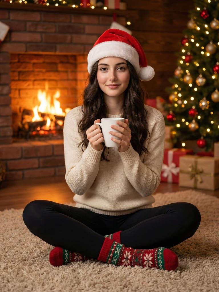 Fireplace Glow & Cocoa to Go