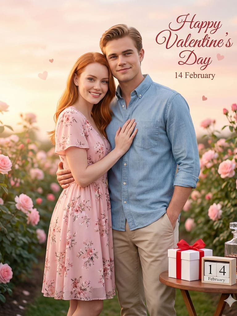 Valentine’s Garden Embrace