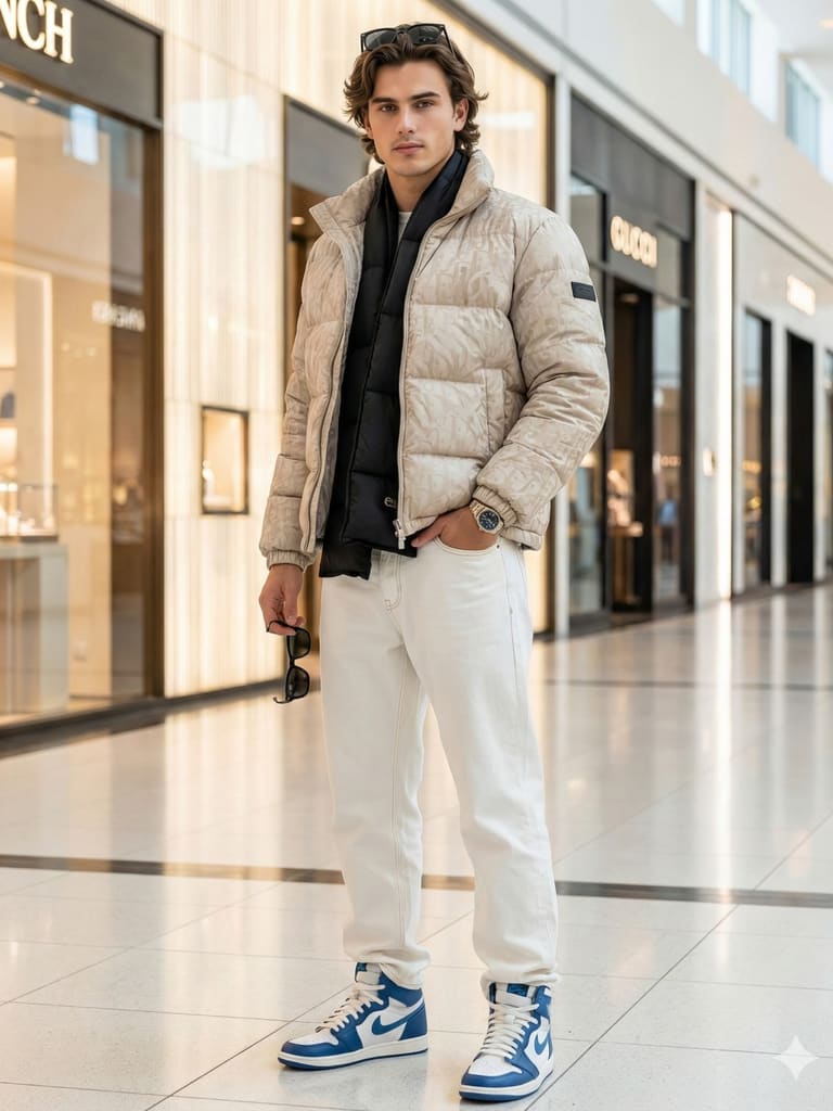 A Day at the Luxury Mall Portrait (Variation 1)