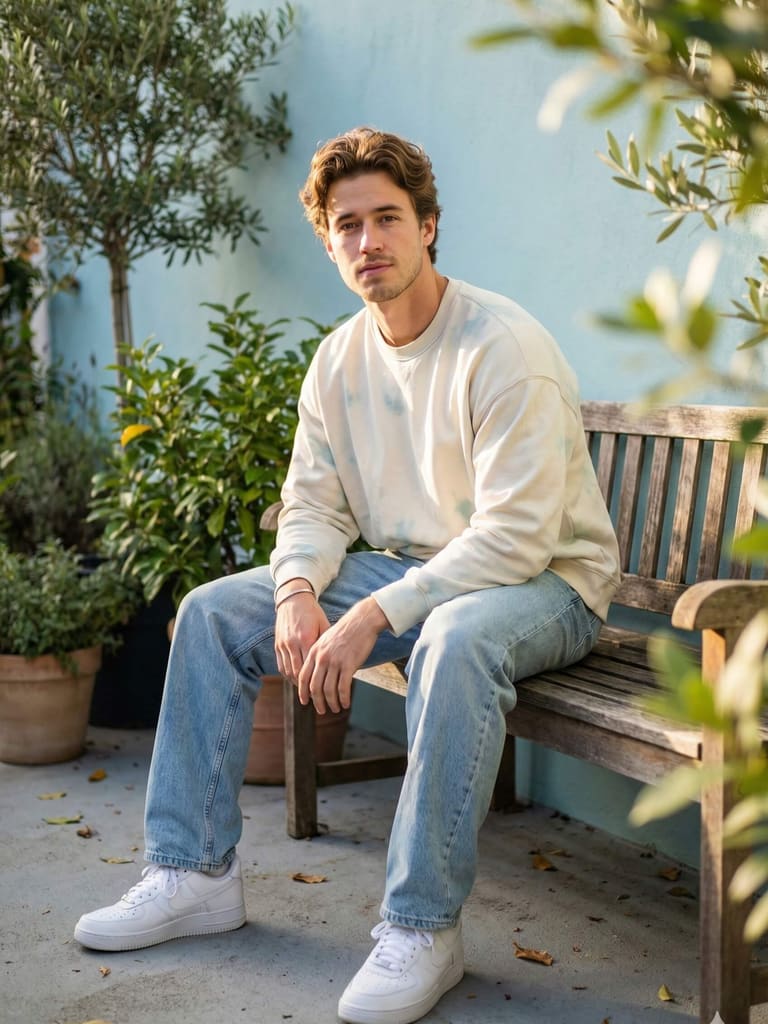 Relaxing in the Garden