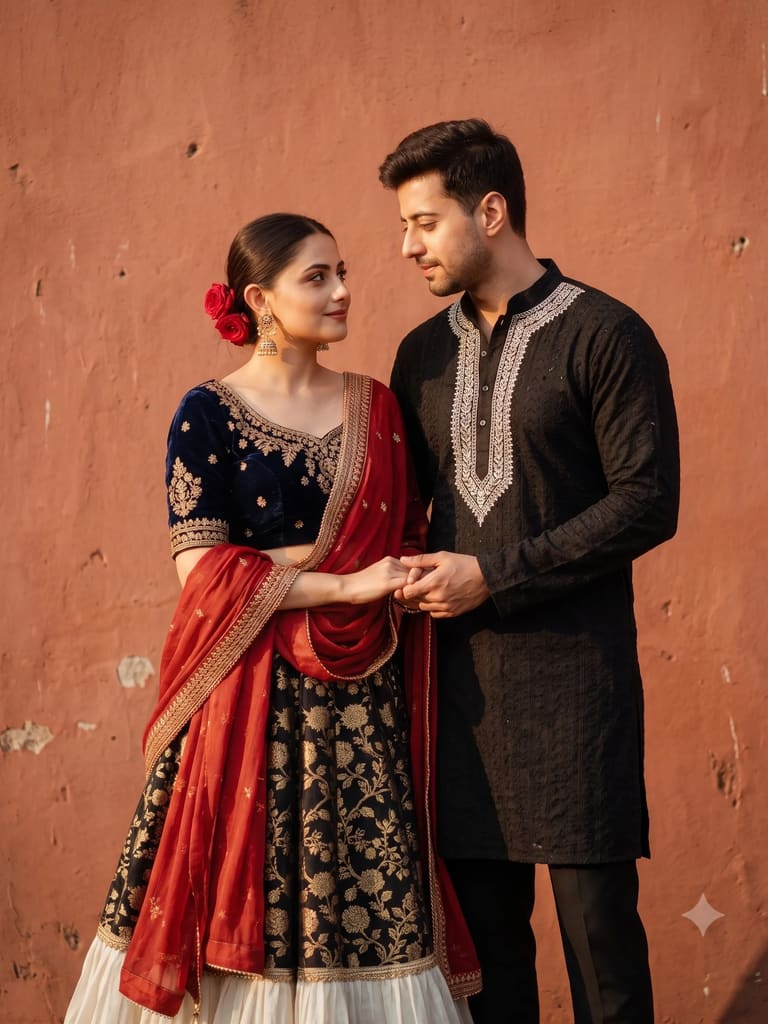 Indian Couple 90s Bollywood