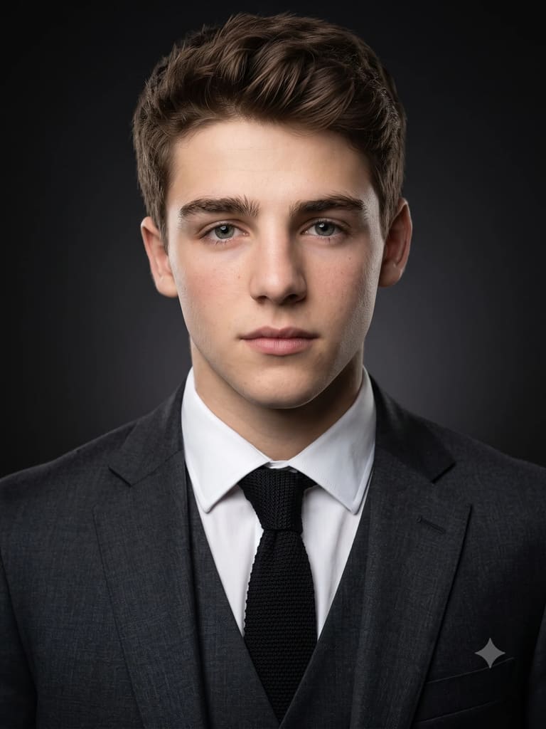 Professional Corporate Headshot of Businessman Portrait (Variation 5)