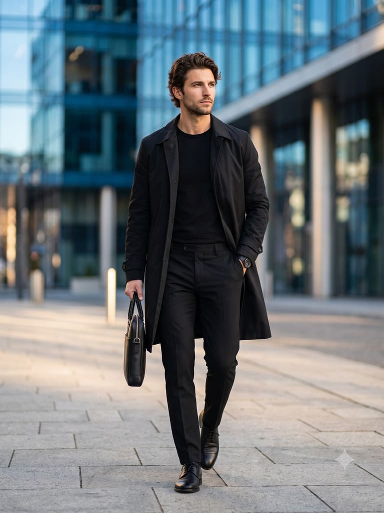 Downtown Power Walk Business Portrait (Variation 2)