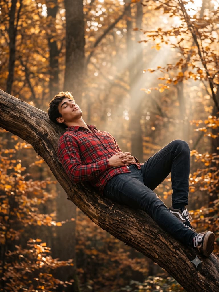 Resting on the Leaning Branch