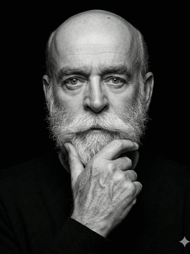 The Weight of Thought Portrait (Variation 2)