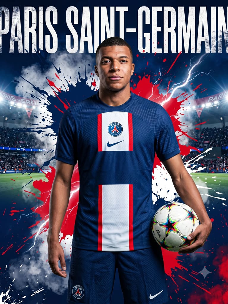 Club Football Splash Abstract Splash Art (Variation 3)