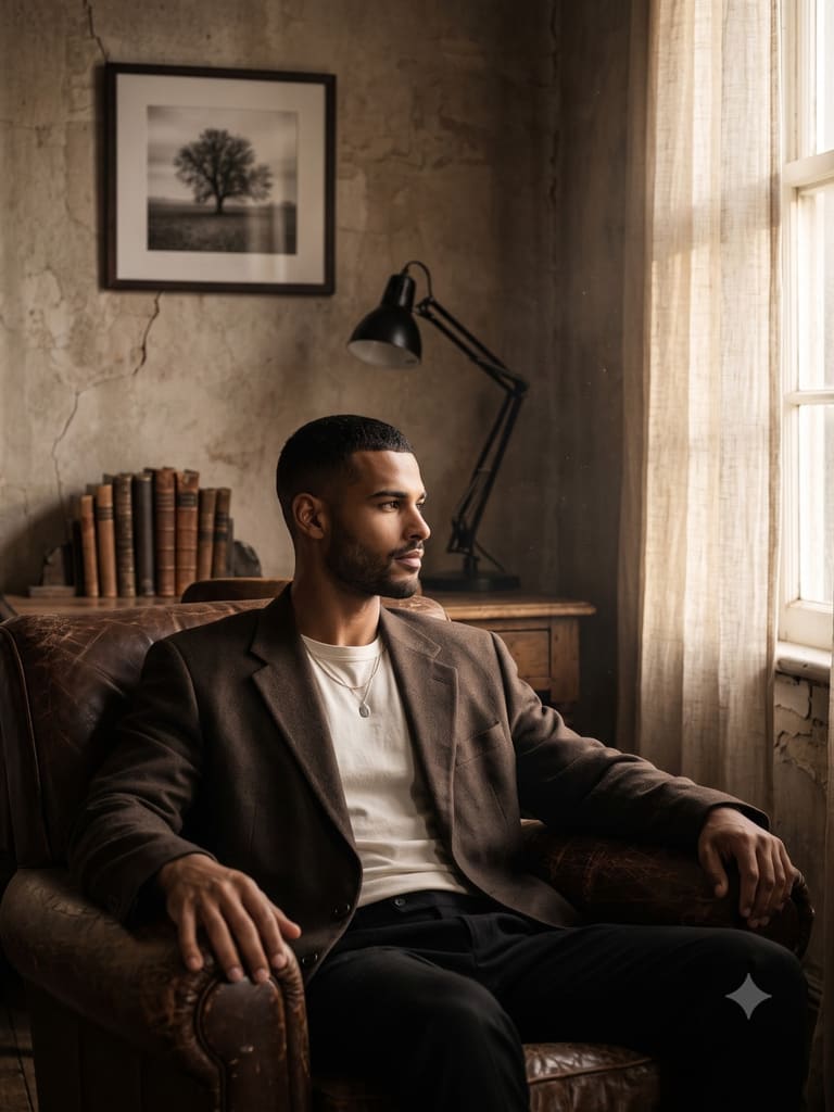 Lost in Thought by the Window