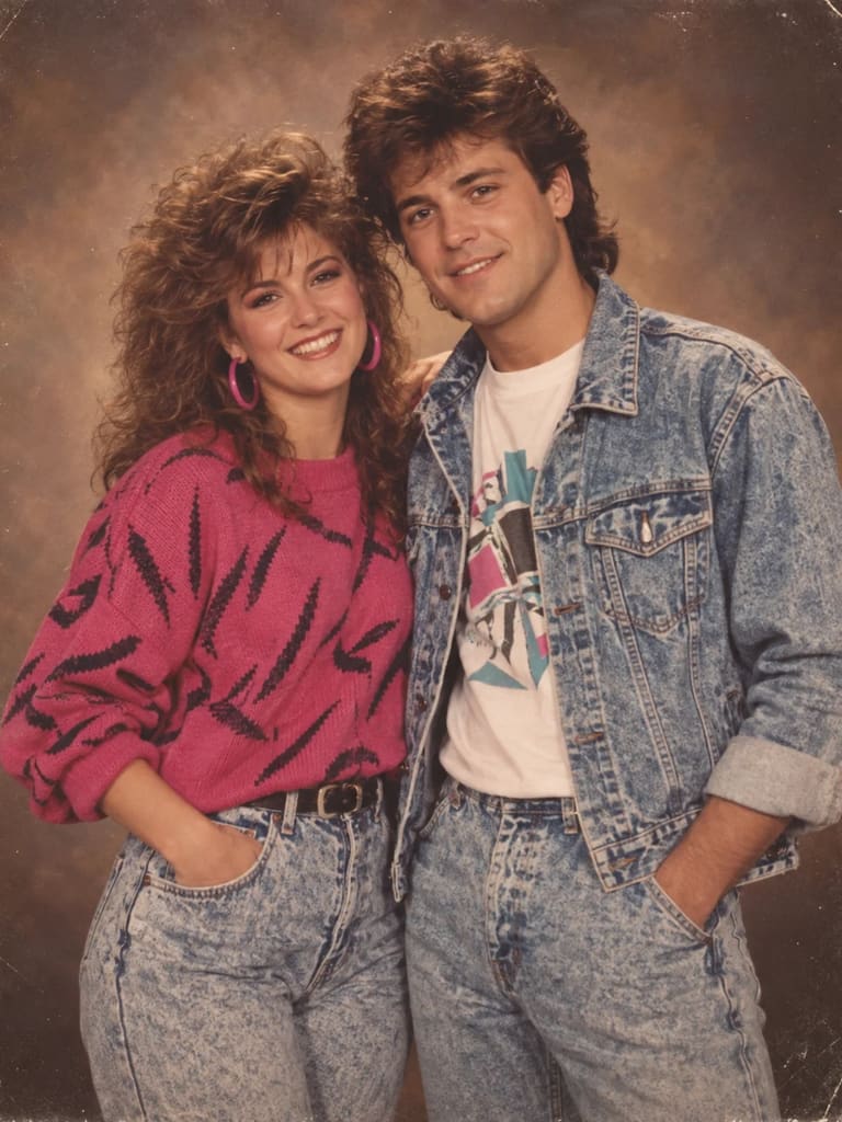 80s Best Friends Studio Photo (Variation 5)