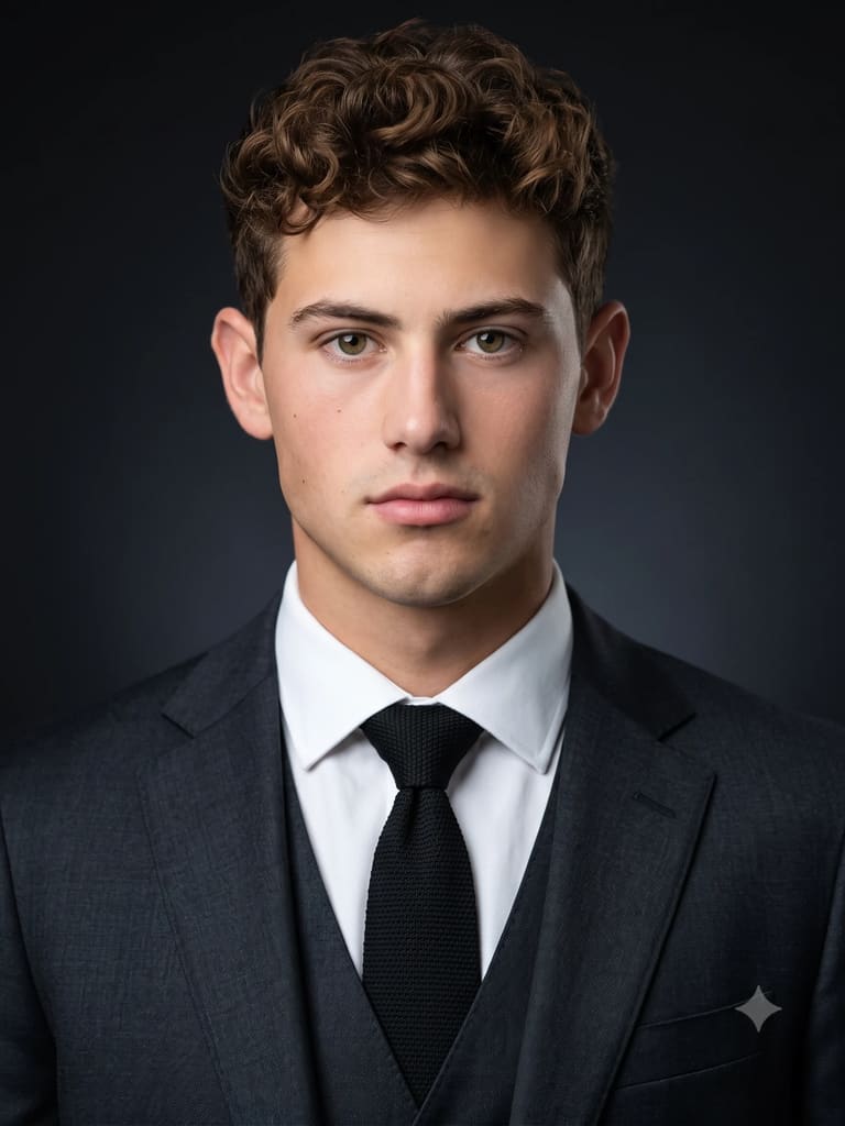 Professional Corporate Headshot of Businessman Portrait (Variation 2)