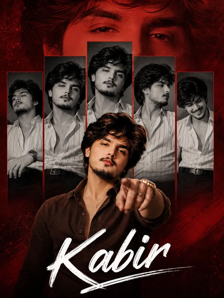 Dramatic Red Character Collage (Variation 2)