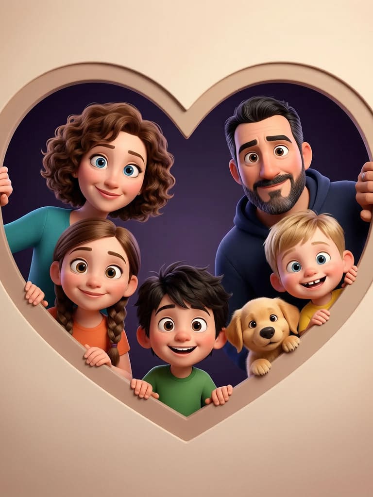 Framed in Love 3d Animation (Variation 2)