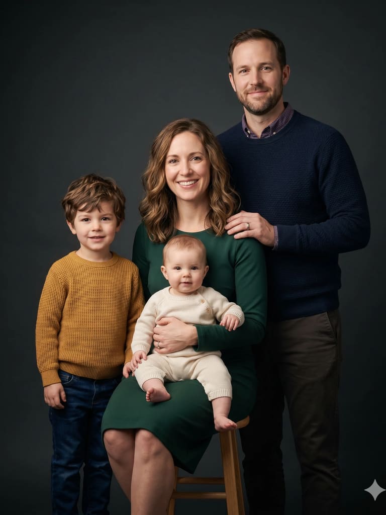 Studio Family Portrait